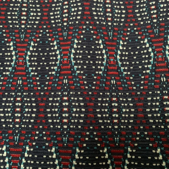 Mango Red and Blue Patterned Shirt Dress - Picture 4 of 7